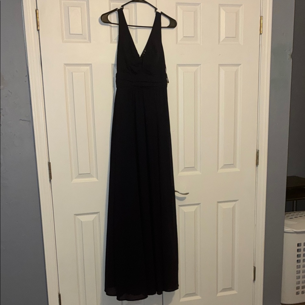 Lulu's Elegant Black Maxi Dress